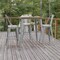 Flash Furniture 31.5 SQ Bar Top Table Brown Poly Top/Silver Frame JJ-T14619H-80-BRSL-GG - alternate 8